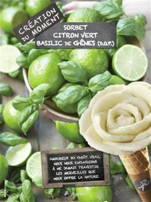 Sorbet Citron Vert Basilic 3 litres  