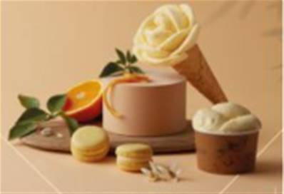 Glace crema fleur d'oranger 5 litres